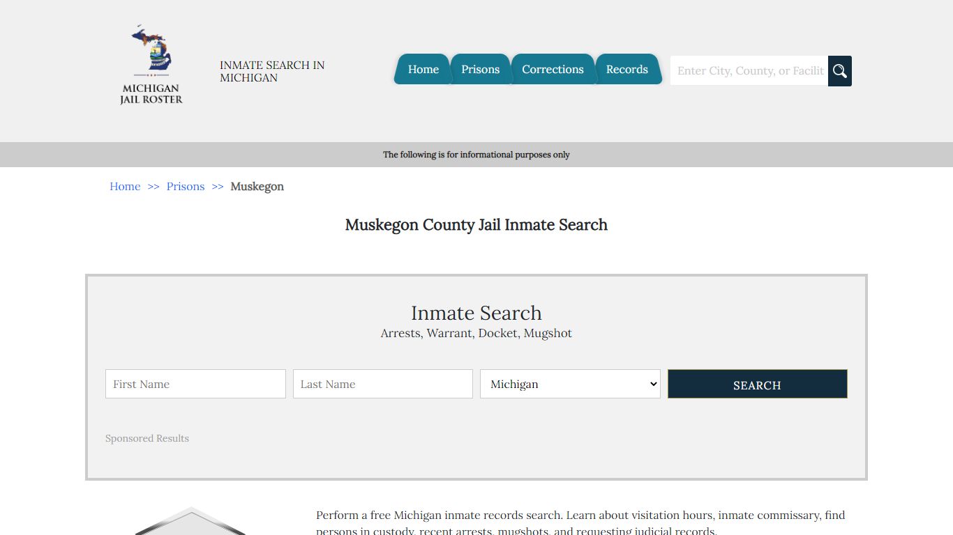 Muskegon County Jail Inmate Search | Michigan Jail Roster