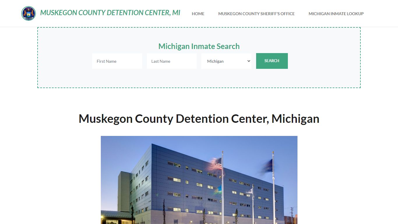 Muskegon County Detention Center, MI Inmate Roster, Offender Search